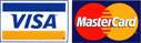 We accept Visa and MasterCard!